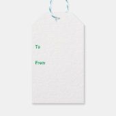 Étiquettes-cadeau Clover Lovers Pizza St. Patrick’s Day (Dos)