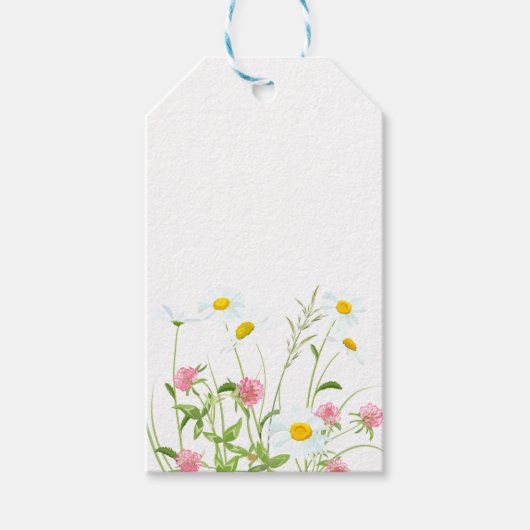 Étiquettes-cadeau Clovers & Daisy (Devant)