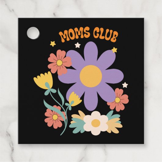 Étiquettes Cadeau Club des mamans (Devant)