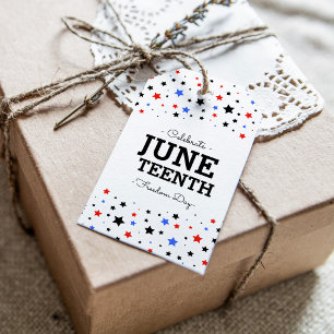 Étiquettes-cadeau Cluster d'étoiles Informations du 11 juin