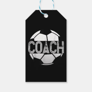 Étiquettes-cadeau Coach Soccer T-Shirt Grand Coaching Sport