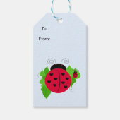 Étiquettes-cadeau Coccinelle fantaisiste (Devant)