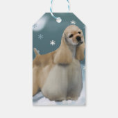 Étiquettes-cadeau Cocker Spaniel Cadeaux de Noël (Dos)
