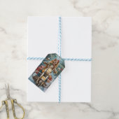 Étiquettes-cadeau Cocker Spaniel Chien équitation Moto Noël (Avec de laficelle)