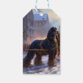 Étiquettes-cadeau Cocker Spaniel Noël Saison Festive (Dos)