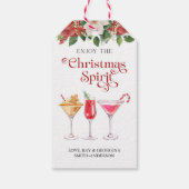 Étiquettes-cadeau Cocktail de Noël (Dos)
