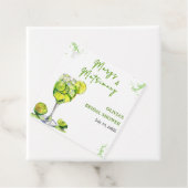 Étiquettes Cadeau Cocktail Mariage Margaritas Fête de Mariée (En situation)