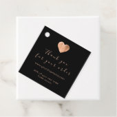 Étiquettes Cadeau Code de réduction Coeur Logo Rose promotionnel (En situation)