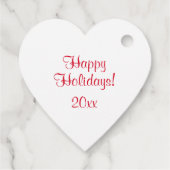 Étiquettes Cadeau Coeur de bonbons de menthe (Dos)