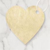 Étiquettes Cadeau Coeur infusé d'amour Huile d'olive Mariage rustiqu (Dos)