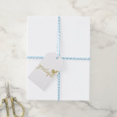 Étiquettes-cadeau coeur reconnaissant (Avec de laficelle)