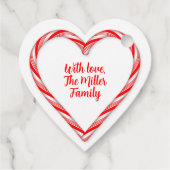 Étiquettes Cadeau Coeur sucre de canne (Dos)