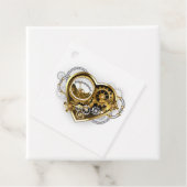 Étiquettes Cadeau Coeur vapeur avec un manomètre (En situation)