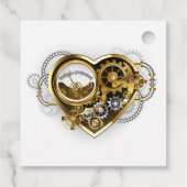 Étiquettes Cadeau Coeur vapeur avec un manomètre (Dos)