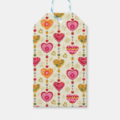 Étiquettes-cadeau Coeurs (Devant)