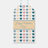 Étiquettes-cadeau Coeurs amoureux Pastel (Devant)