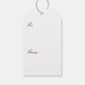 Étiquettes-cadeau Coeurs d'or (Dos)