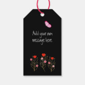 Étiquettes-cadeau Coeurs Et Fleurs (Dos)