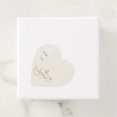 Étiquettes Cadeau Coeurs Rosary Tags cadeaux (En situation)