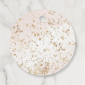 Étiquettes Cadeau Coffee baby shower Is Brewing bow (Dos)