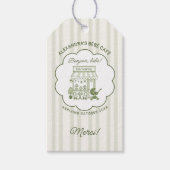 Étiquettes-cadeau Coffee Brewing Bebe Brunch Neutral Baby Shower (Devant)