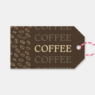 Étiquettes-cadeau Coffee Gift Tag – Retro Coffee Beans