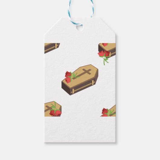 Étiquettes-cadeau coffin emojis (Devant)