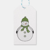 Étiquettes-cadeau Cold snowman (Dos)