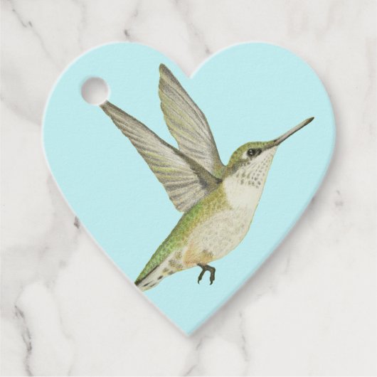 Étiquettes Cadeau Colibri (Devant)