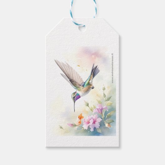 Étiquettes-cadeau Colibri (Devant)