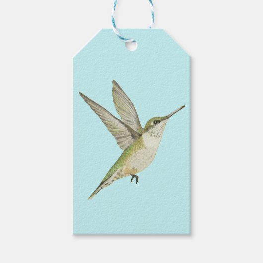 Étiquettes Cadeau Colibri (Devant)