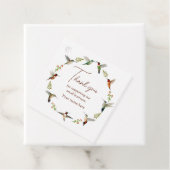 Étiquettes Cadeau Colibri nord-américain (En situation)