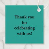 Étiquettes Cadeau Collage des années 80 (Dos)