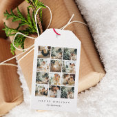 Étiquettes-cadeau Collage Photo de Noël Joyeux Noël
