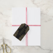 Étiquettes-cadeau Collection Branches Dorées (With Twine)