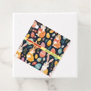 Étiquettes Cadeau Collection Bunny Boho de Pâques