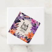 Étiquettes Cadeau Collection de couronnes florales d'Halloween Spook (En situation)