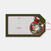 Étiquettes-cadeau Colombe bébé (Devant (Horizontal))