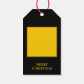 Étiquettes-cadeau Coloré | ARBRE DE NOËL | Monogramme (Dos)
