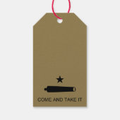 Étiquettes-cadeau Come & Take It ! Flag de Texas State (Dos)
