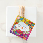 Étiquettes Cadeau Comic Pop Art Discours Bubble Retro (En situation)