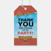 Étiquettes-cadeau Comics DC | Wonder Woman Anniversaire (Dos)