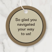 Étiquettes Cadeau Compass Rose 1 (Dos)