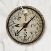 Étiquettes Cadeau Compass Rose 1 (Devant)