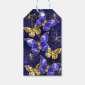 Étiquettes-cadeau Composition avec papillons Sapphire (Dos)