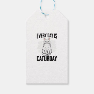 Étiquettes-cadeau Conception de chemise drôle pour amateur de chat d