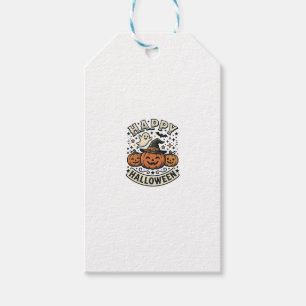 Étiquettes-cadeau Conception de chemise fantôme citrouille Halloween