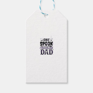 Étiquettes-cadeau Conception de chemise Halloween pour papa rétro Sp