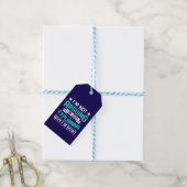 Étiquettes-cadeau Conception de citation drôle et sarcastique (Avec de laficelle)