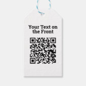 Étiquettes-cadeau Conception de code QR (Devant)